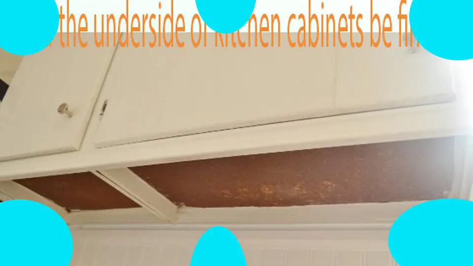 should the underside of kitchen cabinets be finished